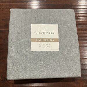 * NEW * Charisma Microfiber 6-piece Sheet Set - Cal King
